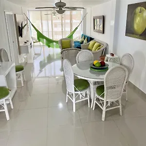 En El Rodadero, Confortable Y Amplio, Con Vista Al Mar, A 80mt De La Playa, Delamar Apartmet Apartamento Santa Marta (Magdalena)